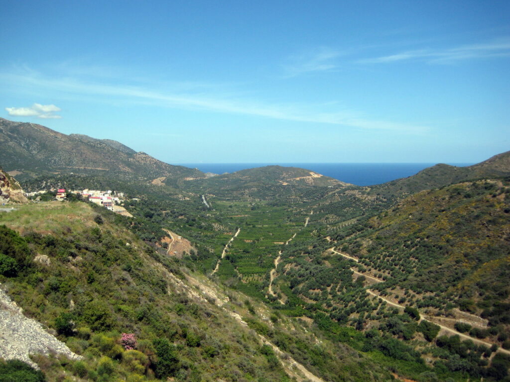 Auf dem Weg zur Lasithi-Hochebene
