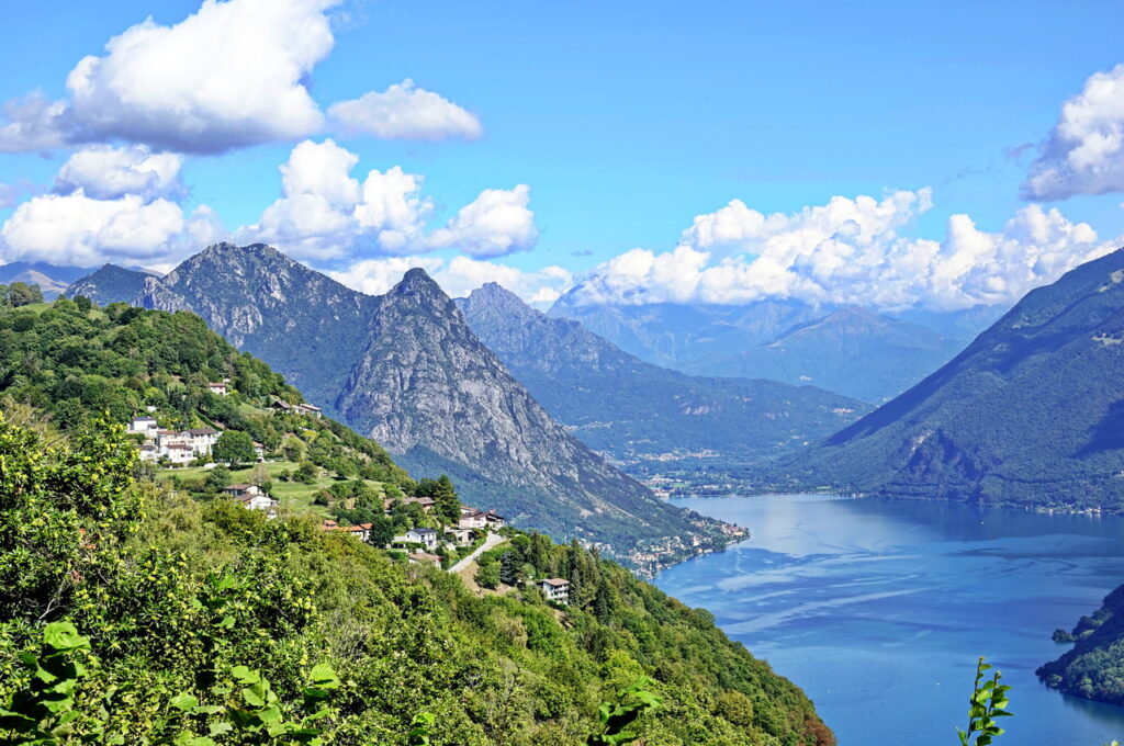 Blick vom Monte Brè