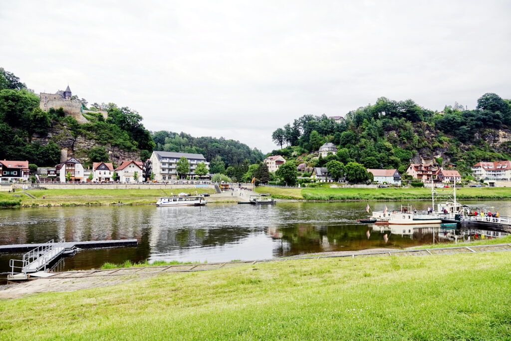 Gierseilfähre bei Rathen