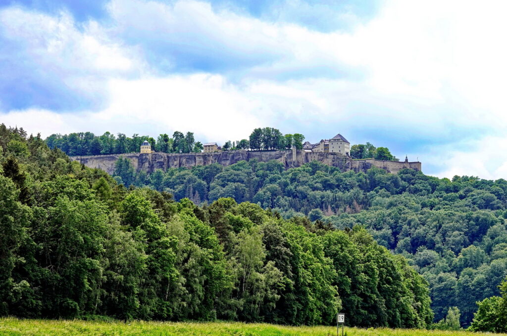 Blick auf die Festung Königstein