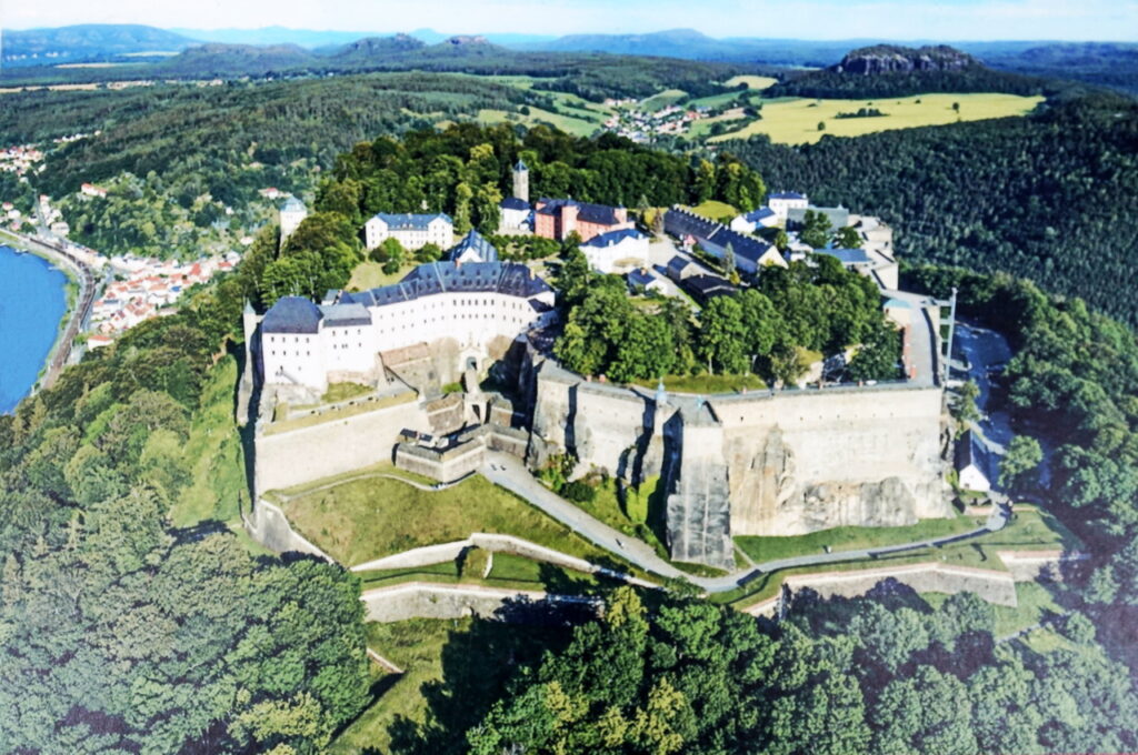Schaubild der Festung Königstein