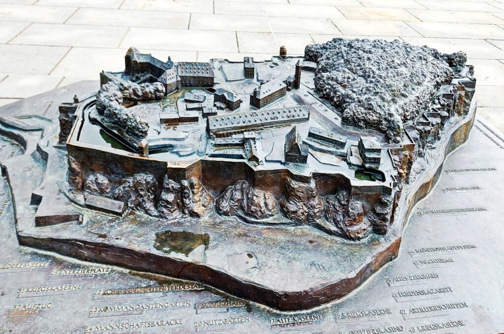 Model der Festung Königstein