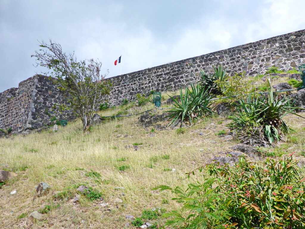 Fort Louis - ein Teil der Festungsmauer