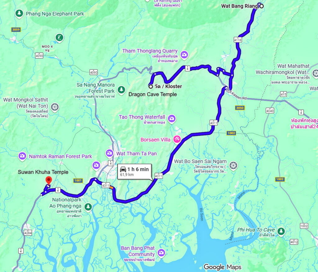 Karte - 3 Tempeltour