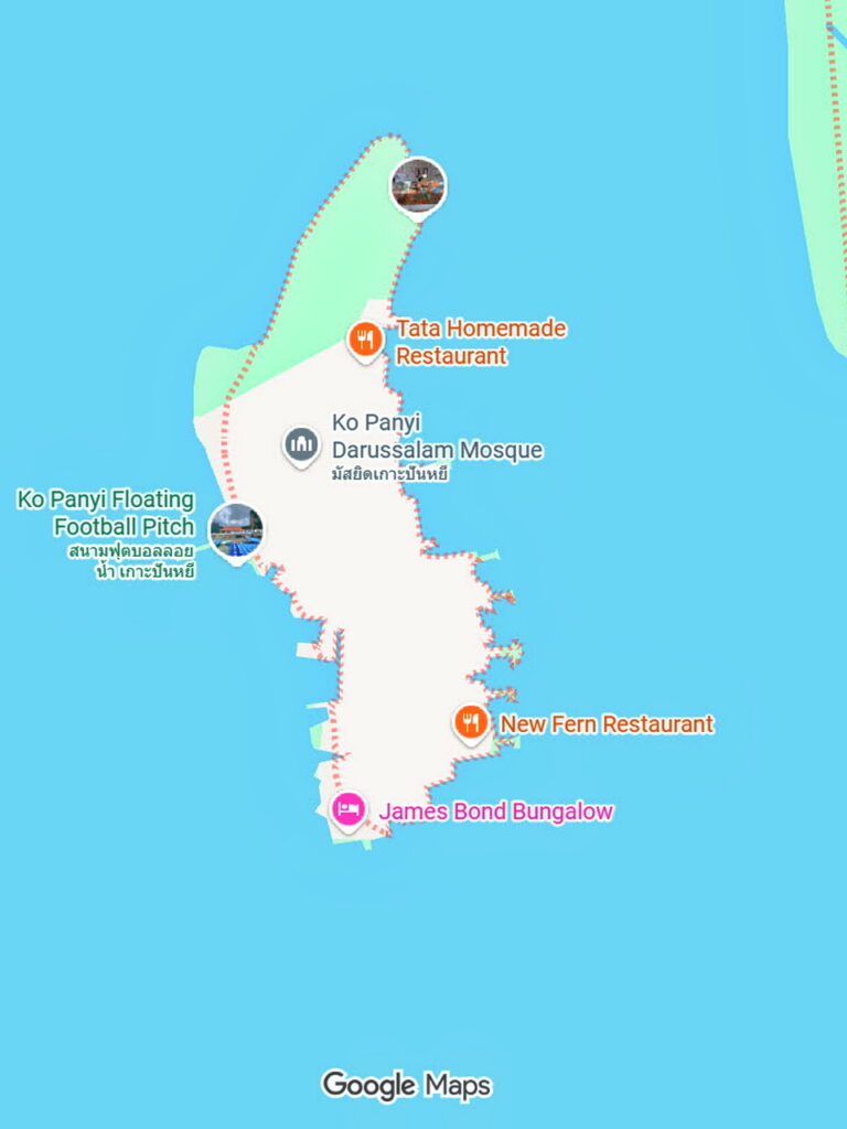 Karte - Fischerdorf Ko Panyi