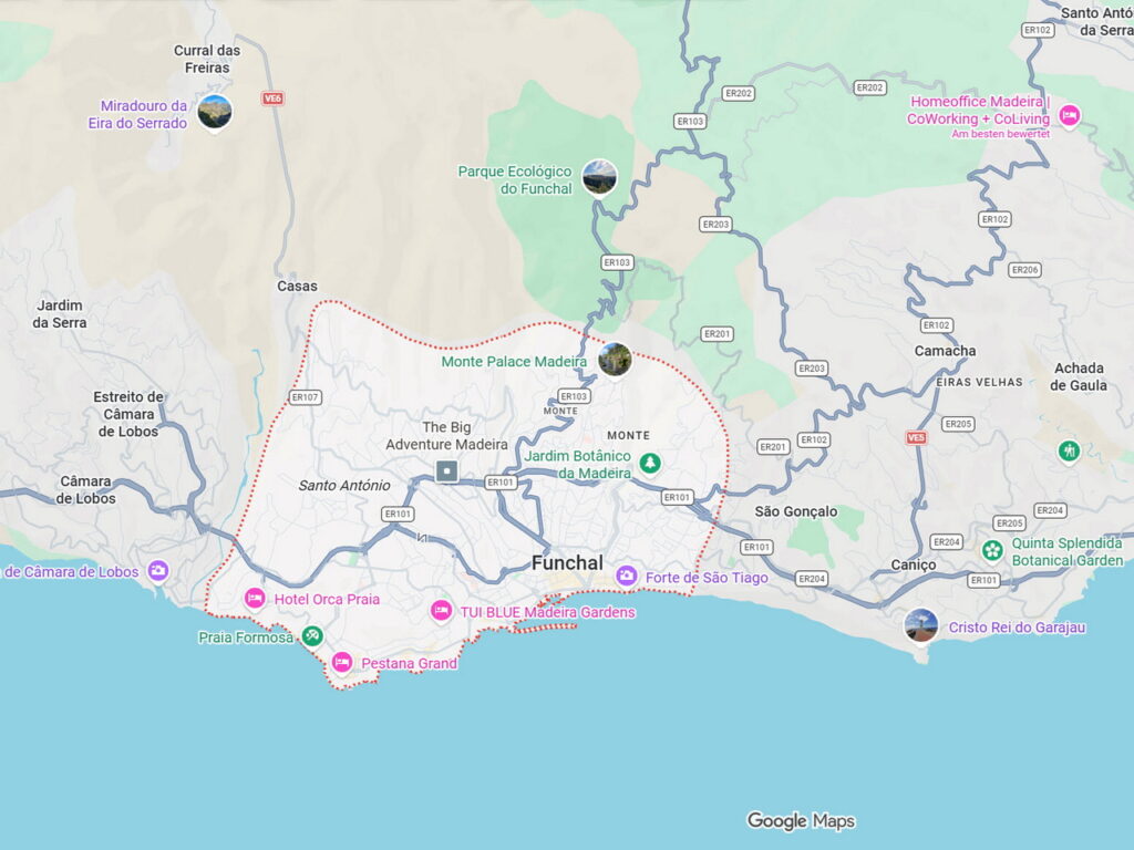 Copyright 2026 - Google Maps / Funchal