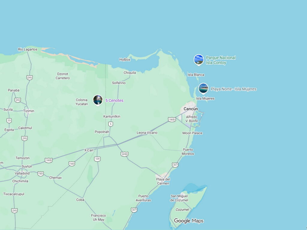 Copyright 2026 - Google Maps / Holbox