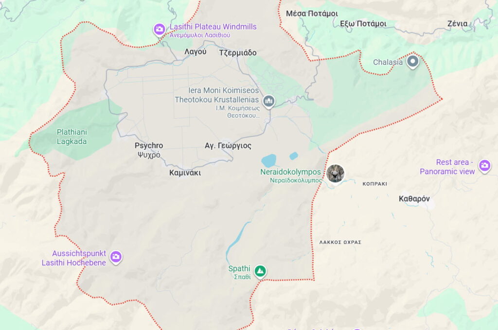 Copyright 2025 - Google Maps / Lasithi-Hochebene
