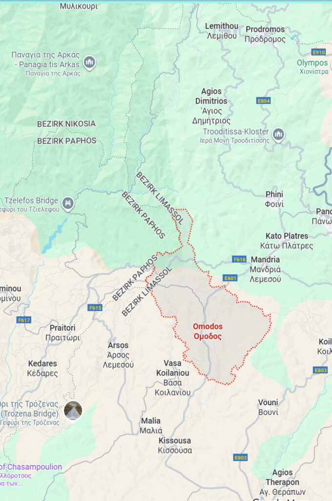 Copyright 2025 - Google Maps / Omodos