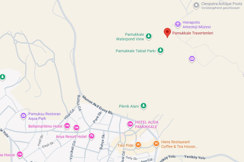 Copyright 2025 - Google Maps / Pamukkale