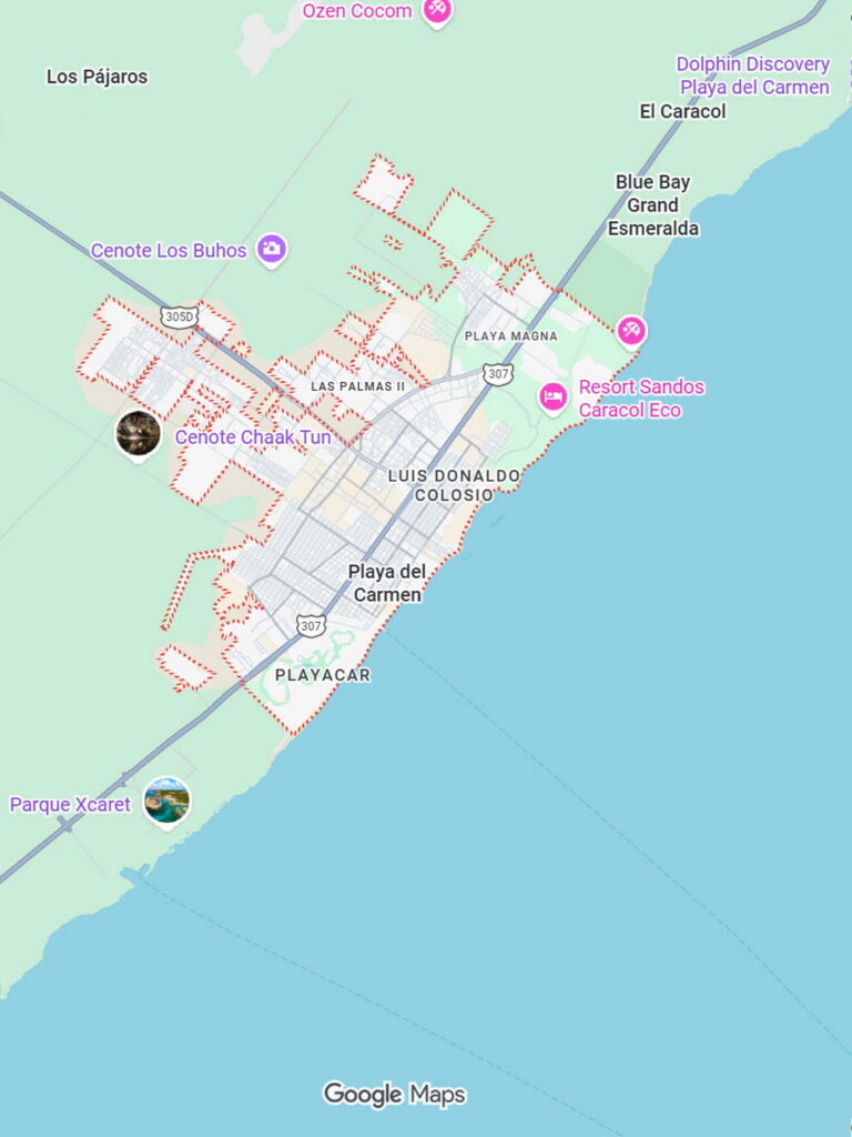 Copyright 2026 - Google Maps / Playa del Carmen
