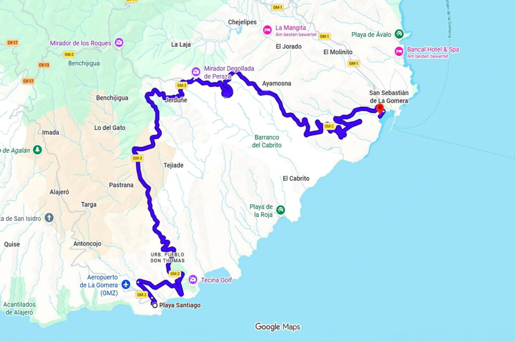 Copyright 2026 - Google Maps / San Sebastian - Playa Santiago