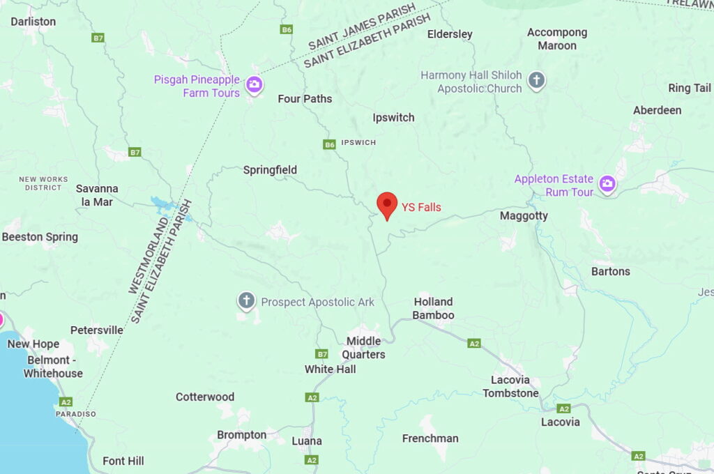 Copyright 2025 - Google Maps / Y.S. Falls