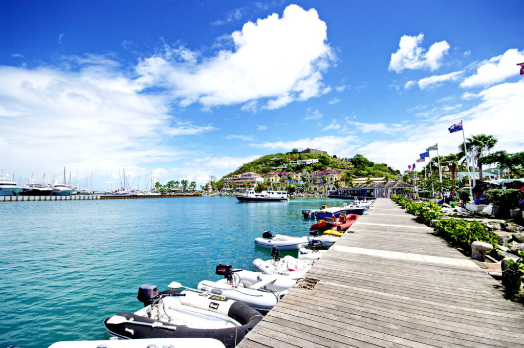 Hafenbereich Marigot