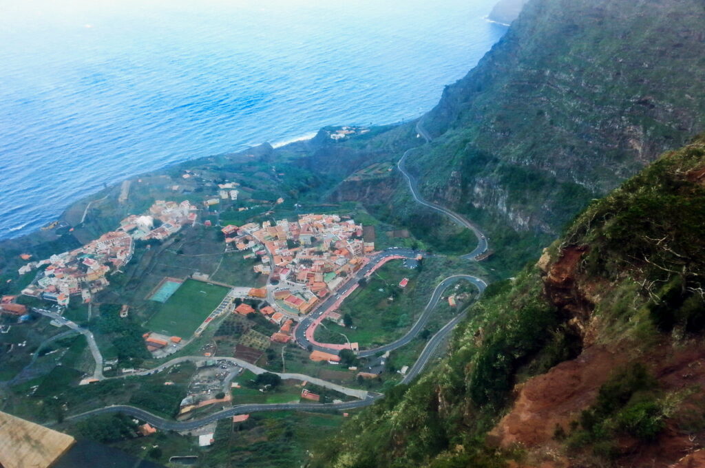 Mirador de Abrante - Blick auf Agulo