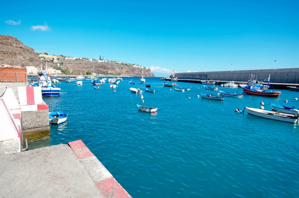 Hafen von Playa Santiago