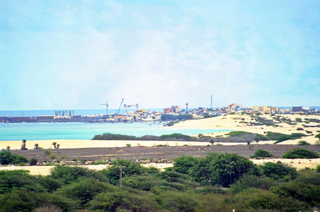 Rabil - mit Blick auf den Hafen von Sal Rei