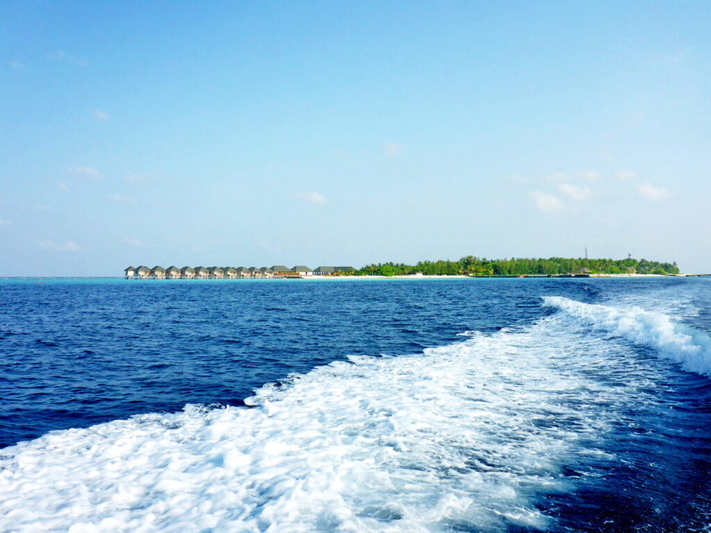 Blick auf die Insel Summer Island