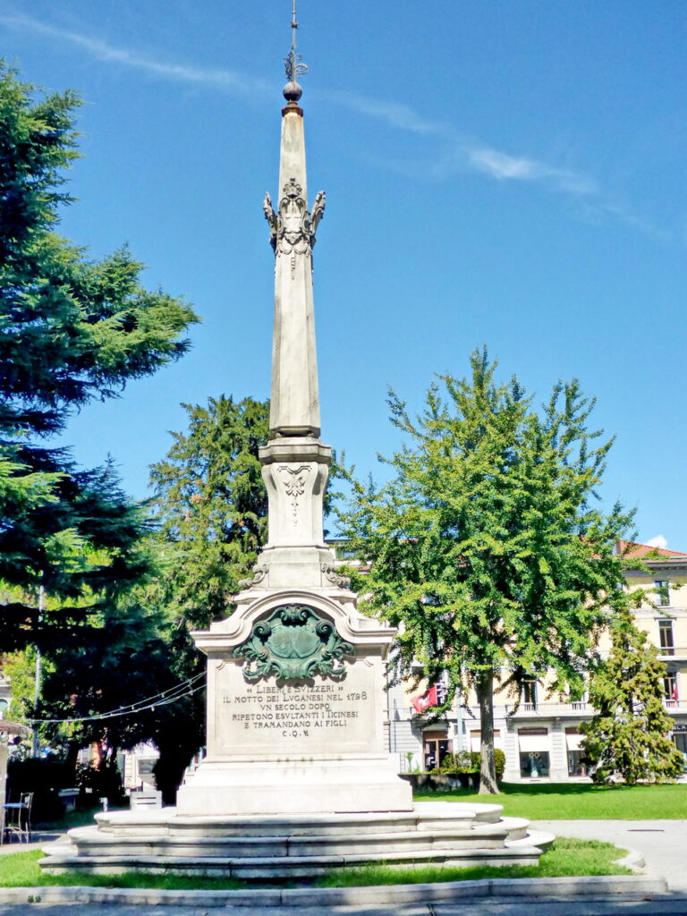 Säule im Park Ciani - Lugano