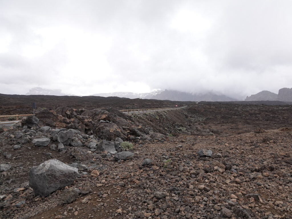 Auf dem Weg zum Vulkan Pico del Teide